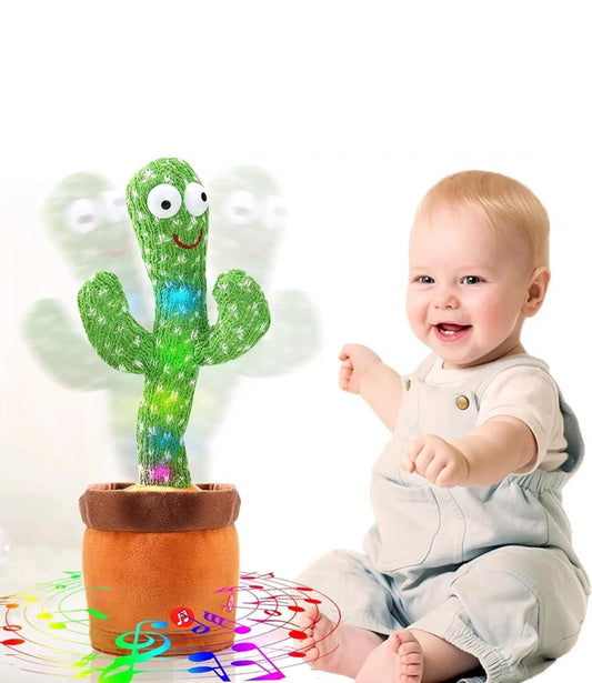 Dancing Cactus Toy Rechargeable Talking Singing Cactus Toy for Kids