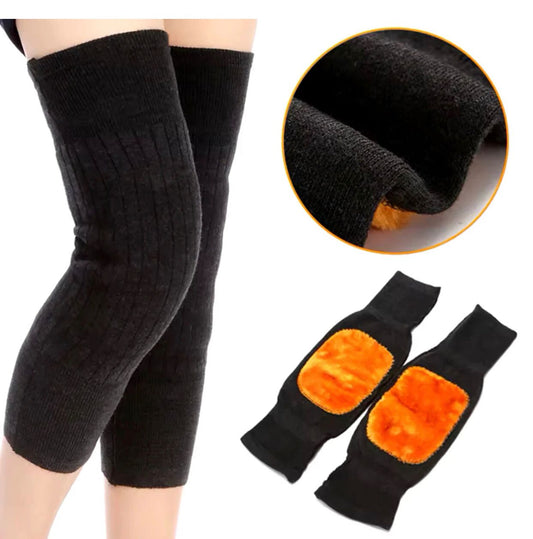 knee warmer . woolen blend thermal leg warmer for men and women
